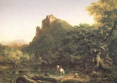 Thomas Cole The Mountain Ford (mk13) Germany oil painting art